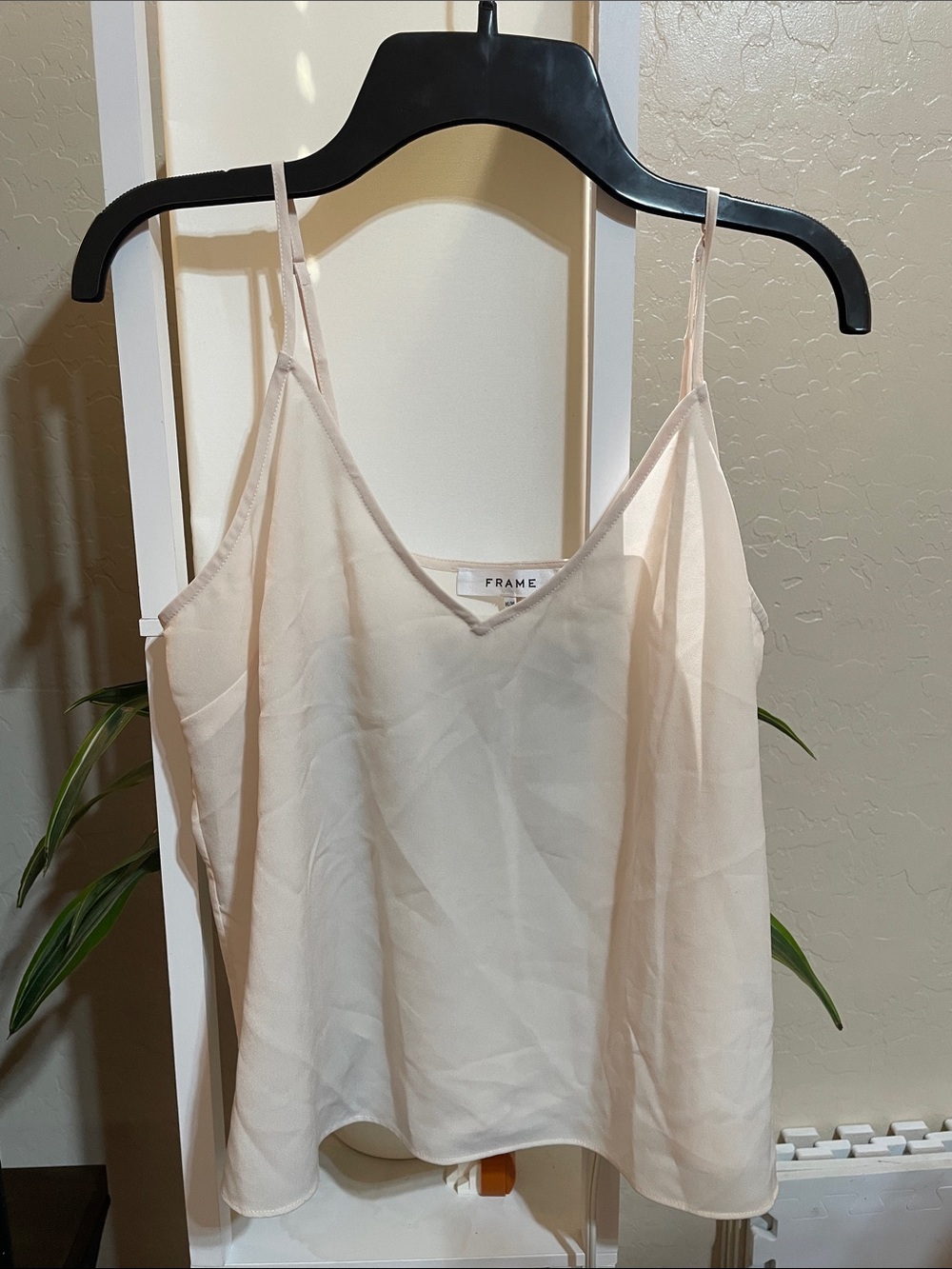Frame Denim Off White V-Neck Cami